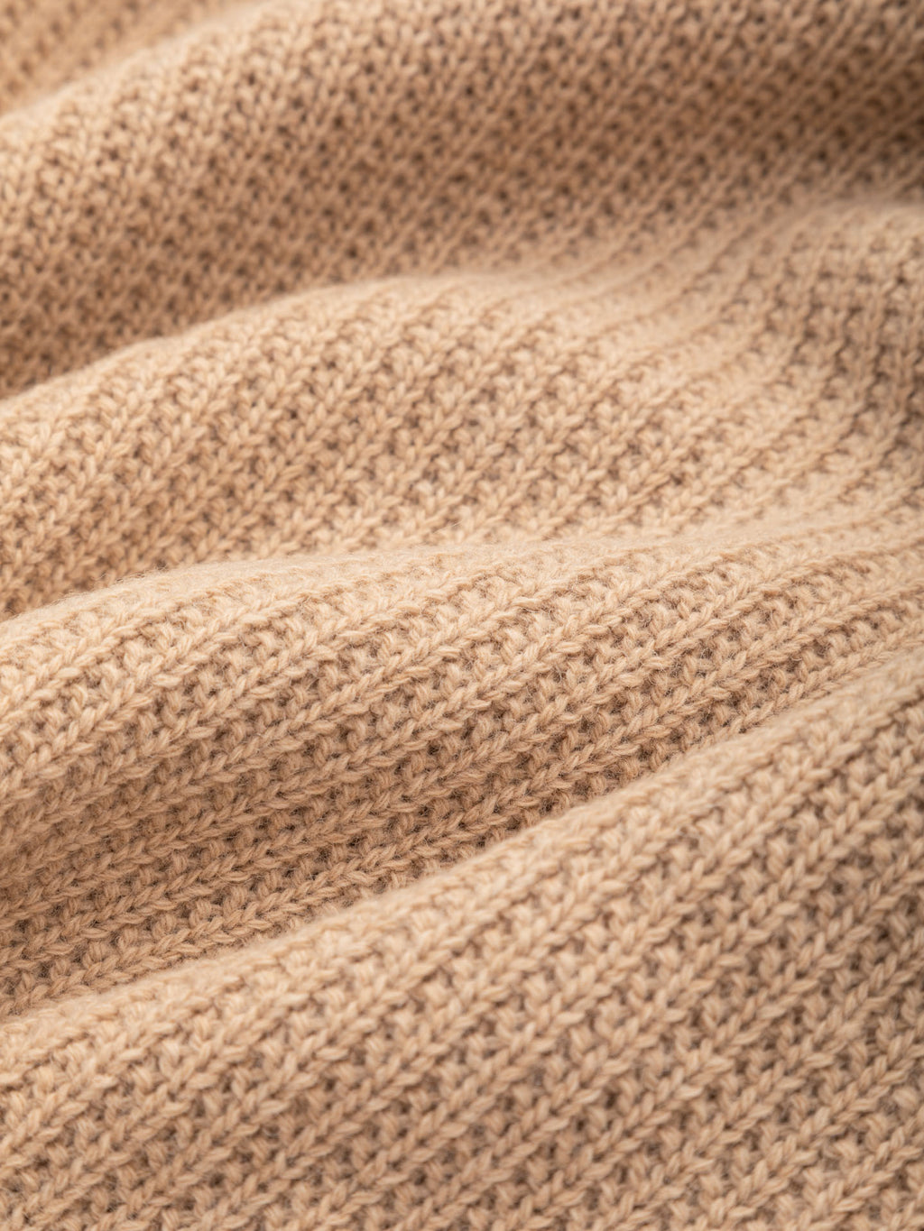 Girocollo boxy in lana grain stitch