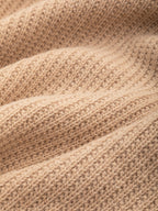 Girocollo boxy in lana grain stitch