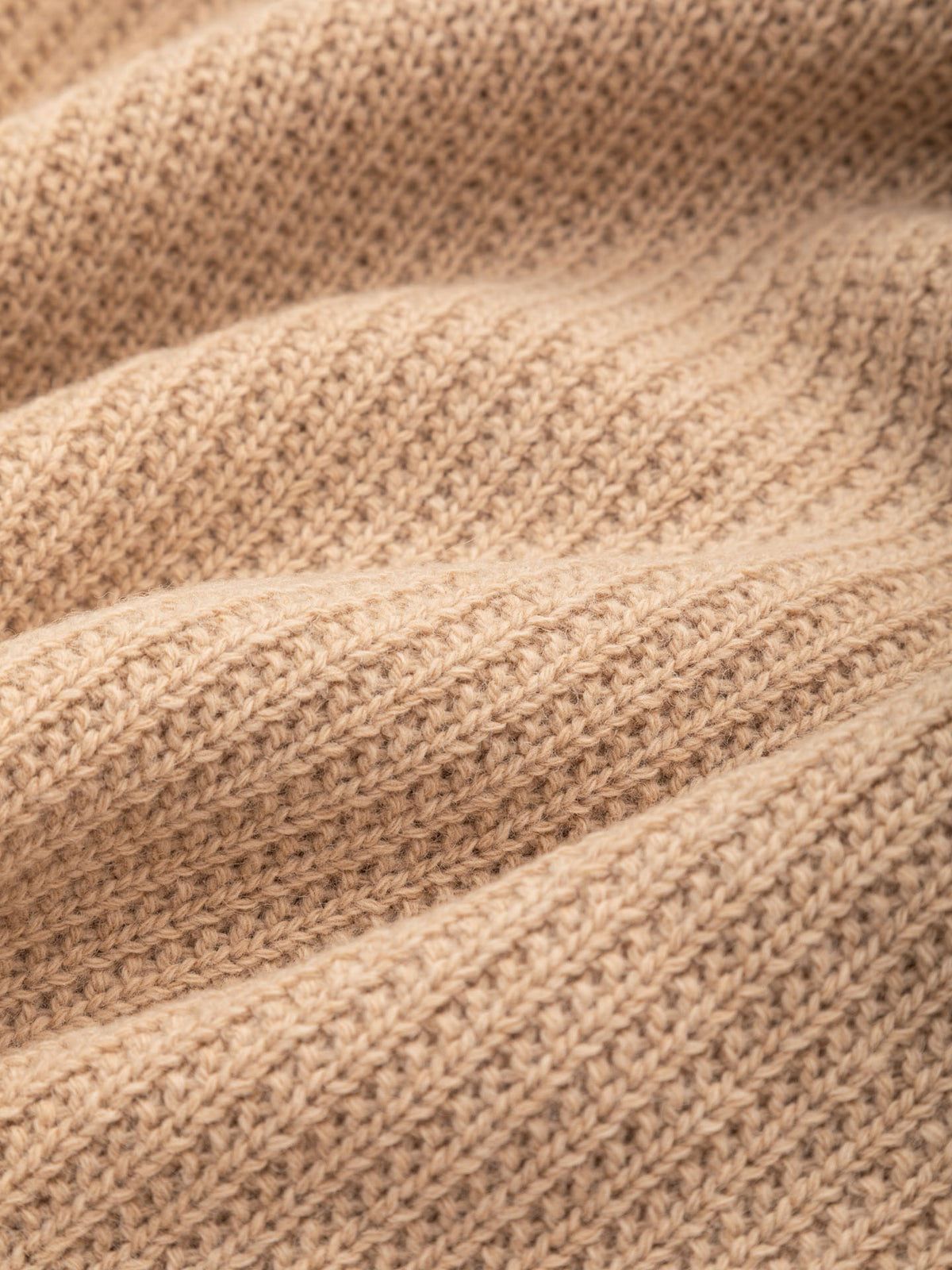 Girocollo boxy in lana grain stitch