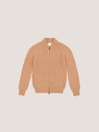 Bomber in lana grain stitch