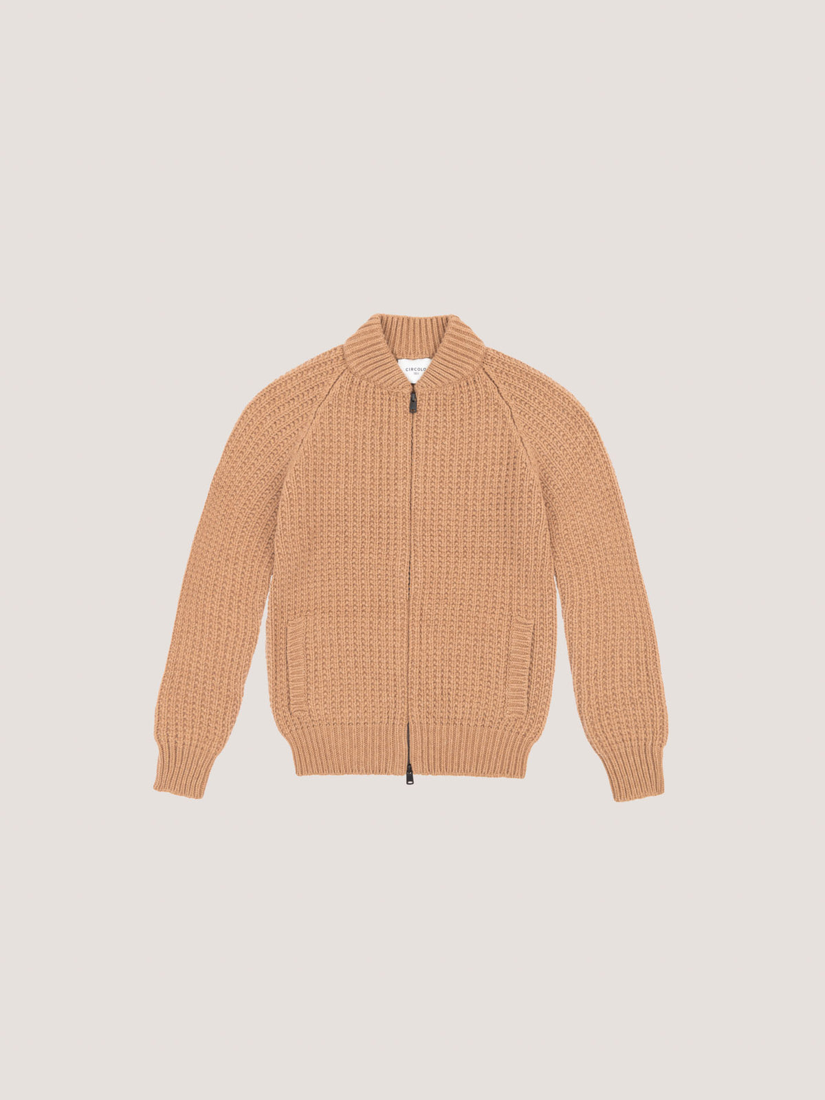 Bomber in lana grain stitch