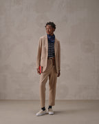 Carrot-Fit Trousers in Light Fleece