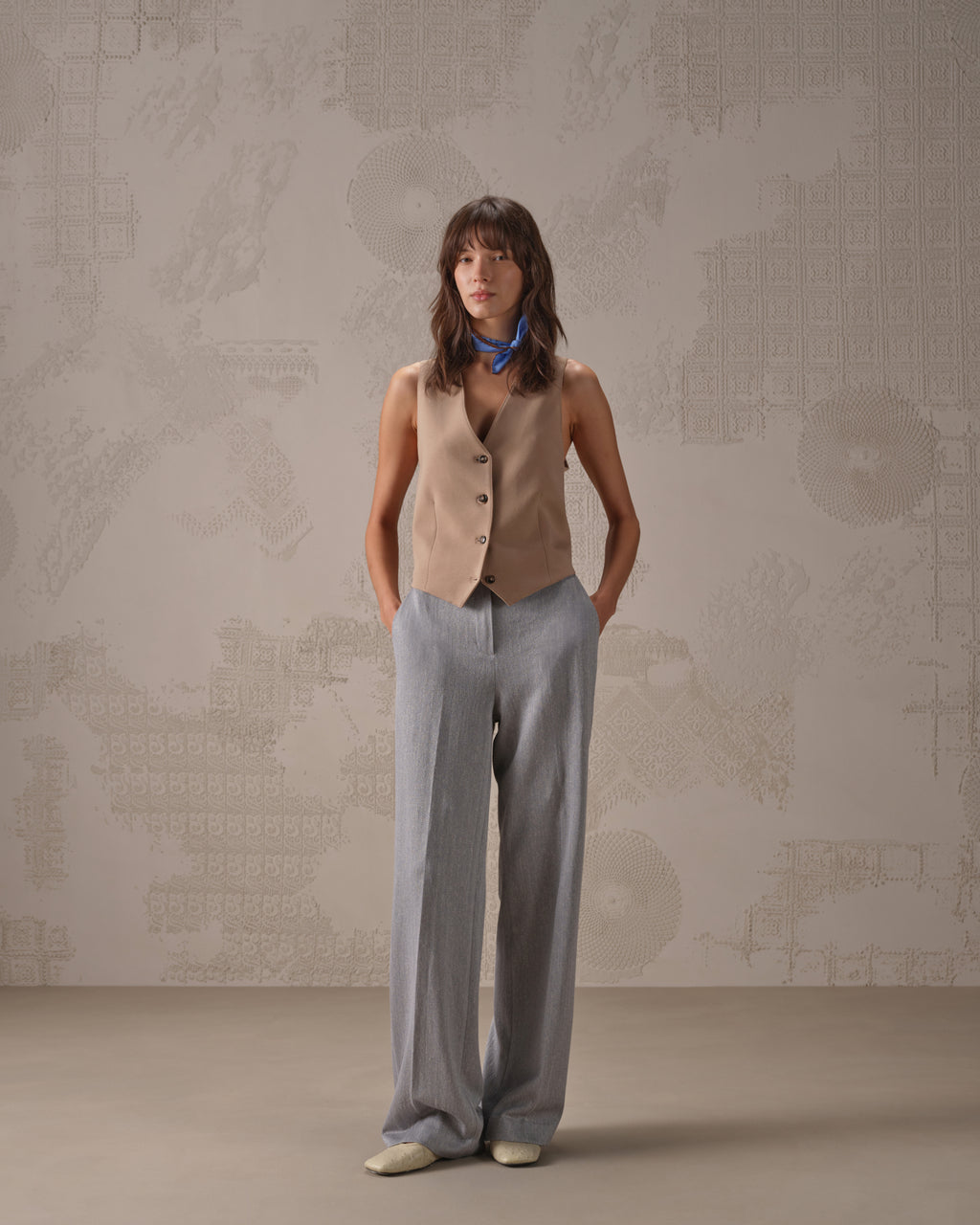 Waistcoat in Light Fleece