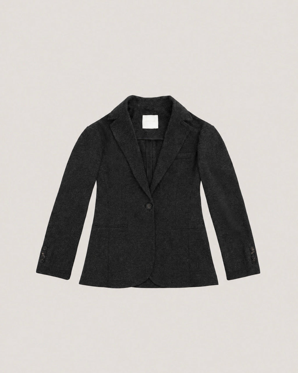 Giacca slim long jersey stretch wool flannel