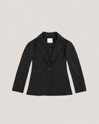 Giacca slim long jersey stretch wool flannel