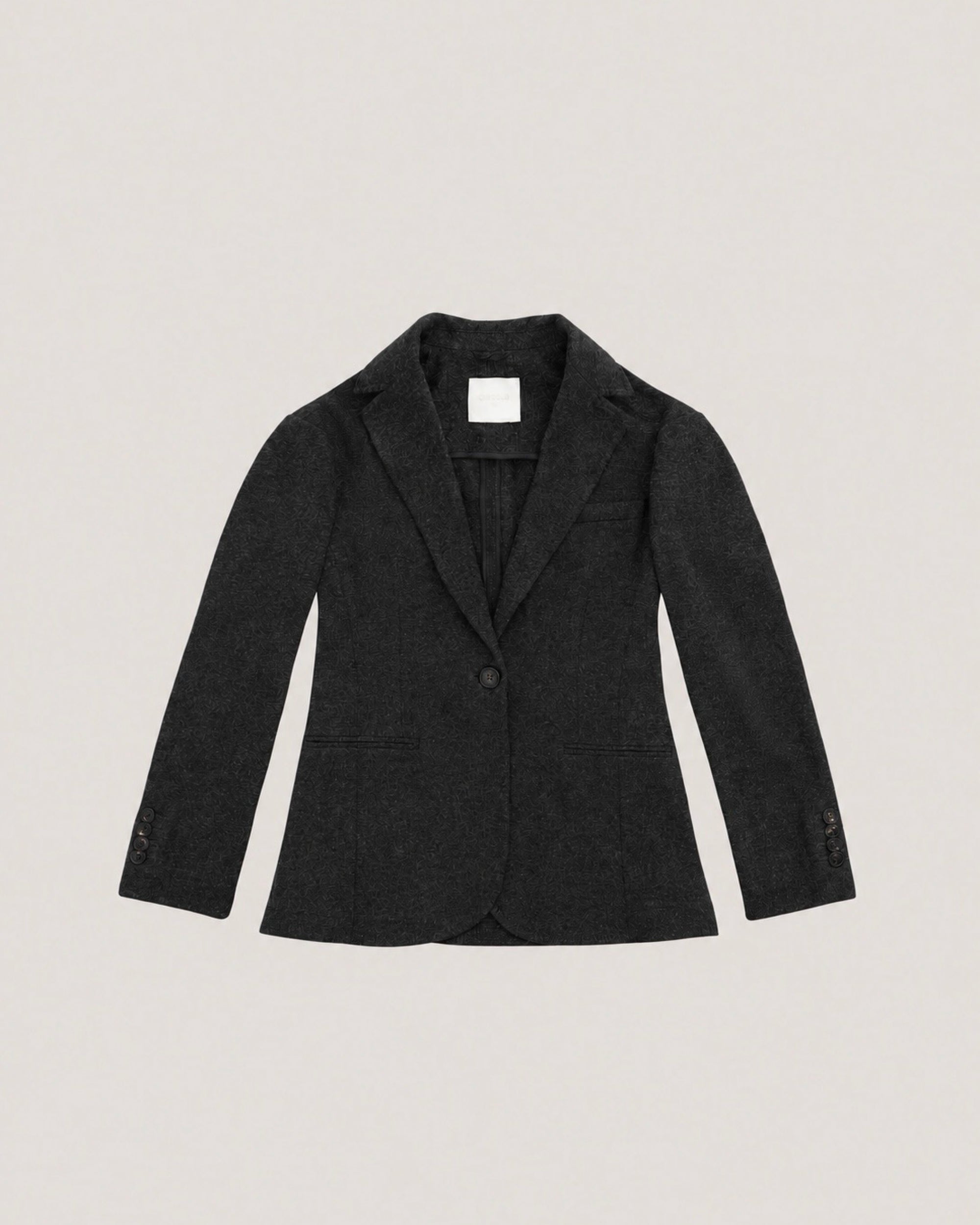Giacca slim long jersey stretch wool flannel
