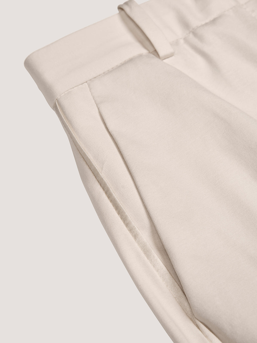 Satin masculine trousers