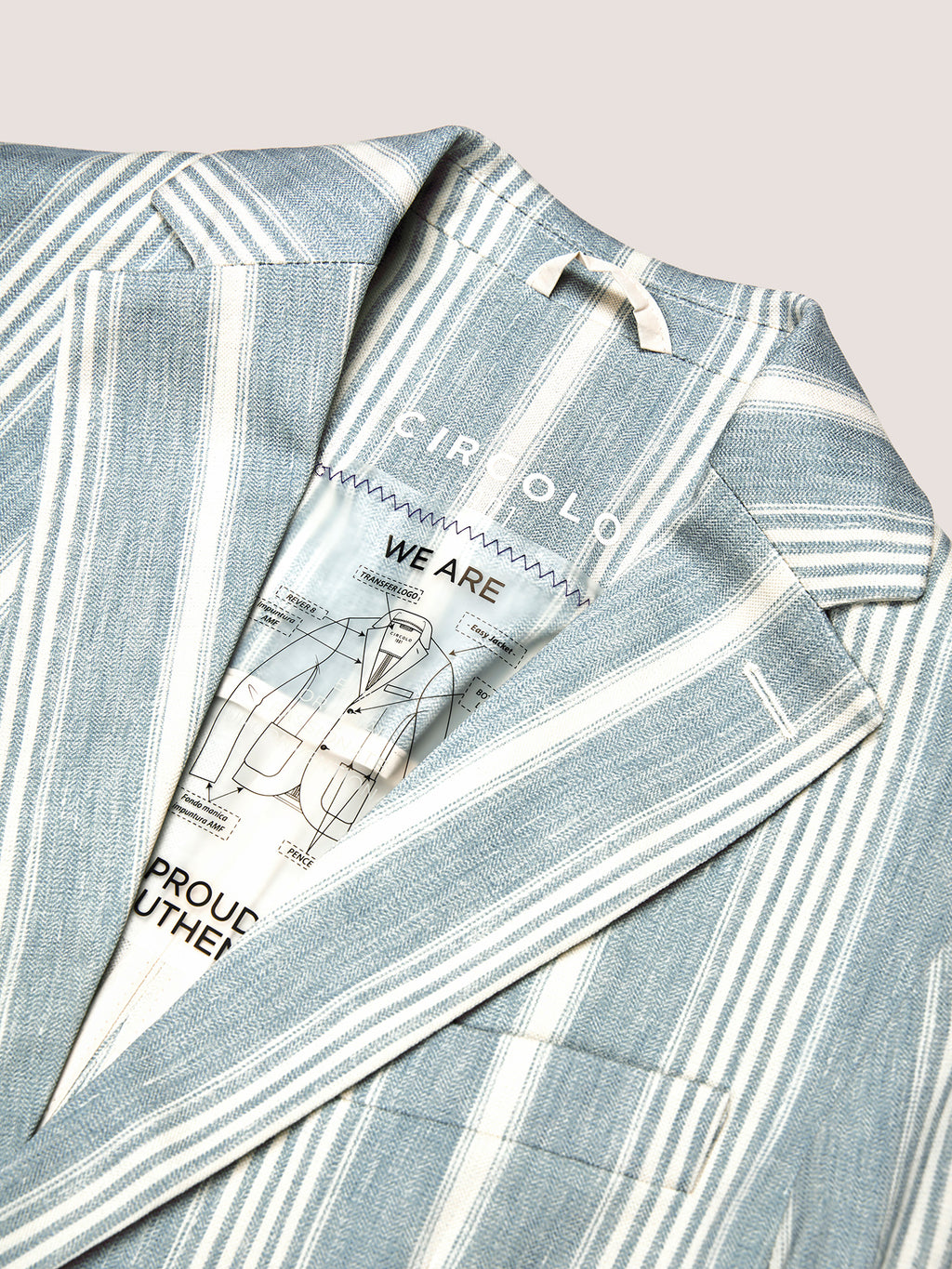 Linen Striped jacket