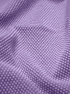 Fancy knit bicolor polo shirt