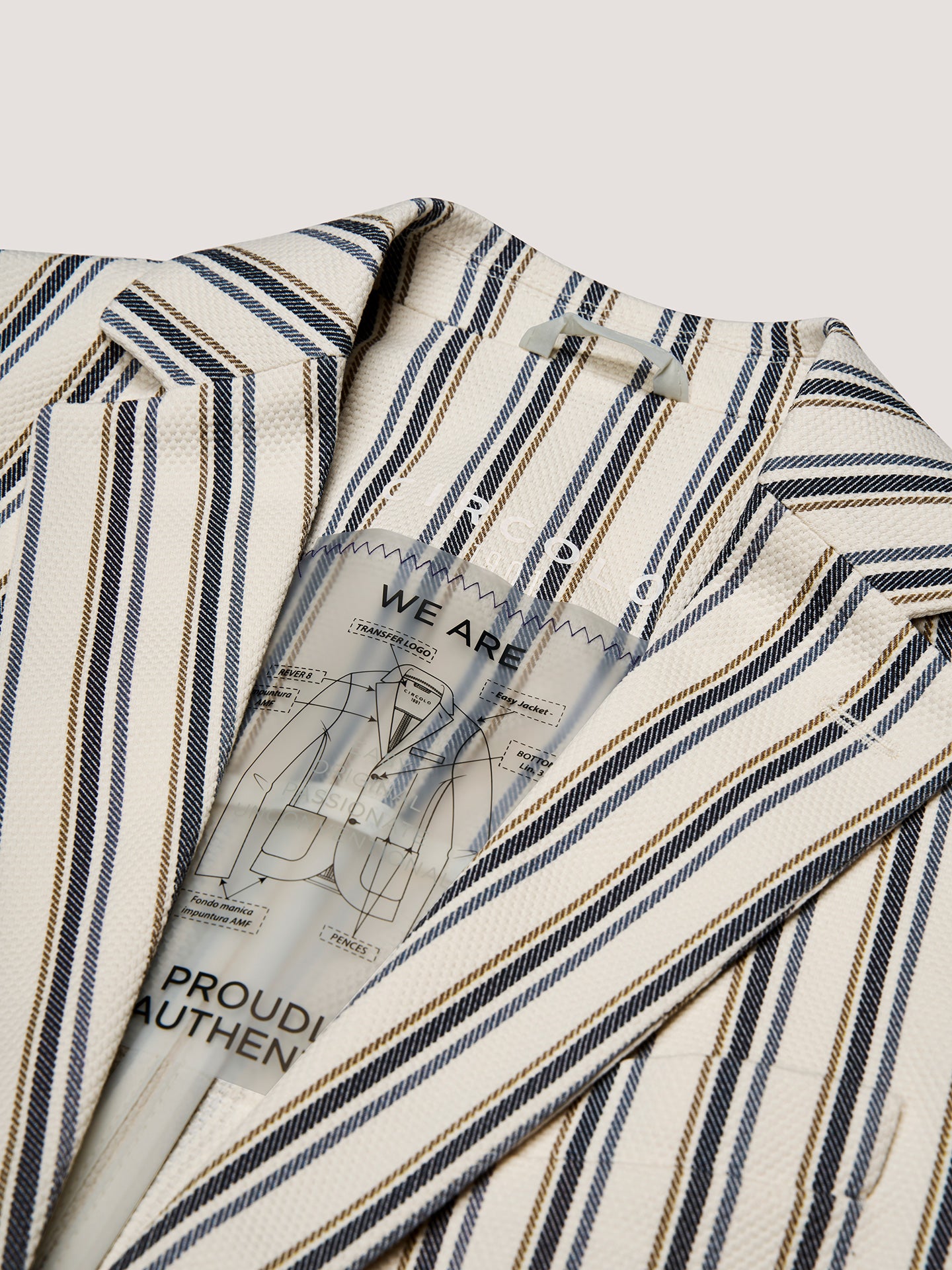 Giacca Multicolor Striped