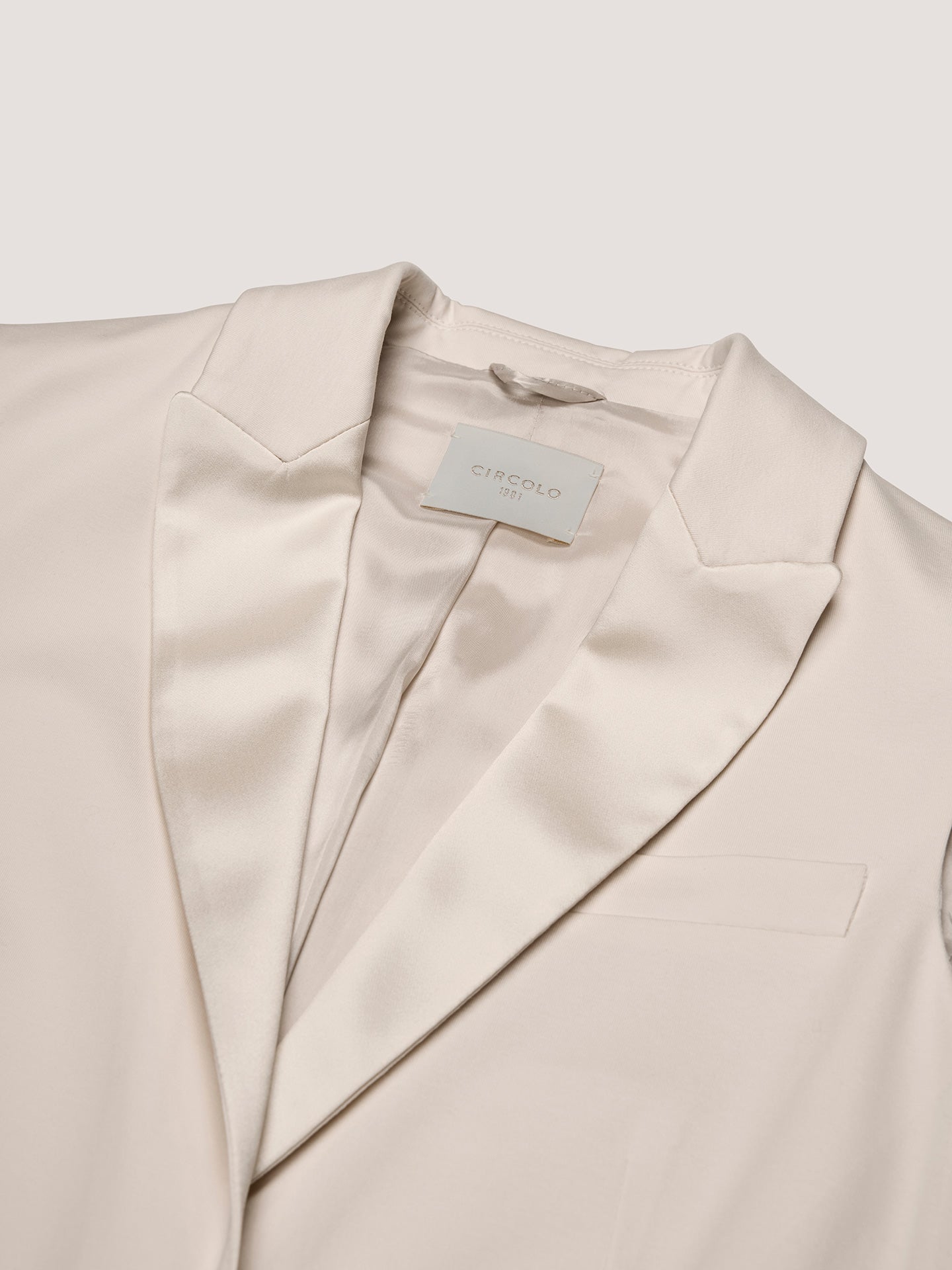 Giacca senza maniche satin