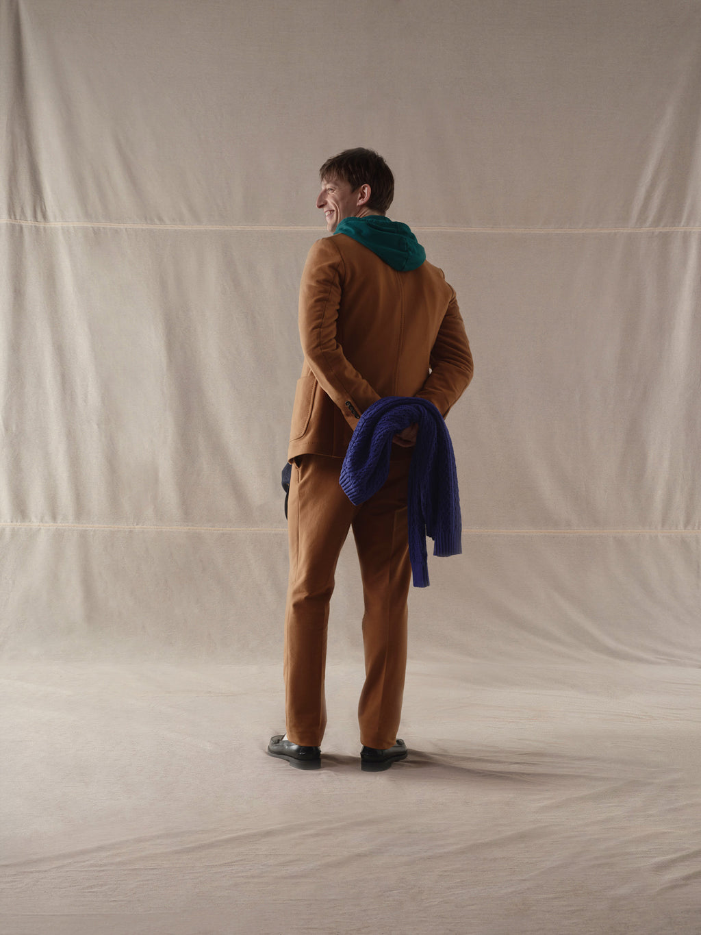 Cachemire touch chino trousers
