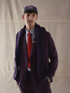 Cachemire touch double-breasted jacket