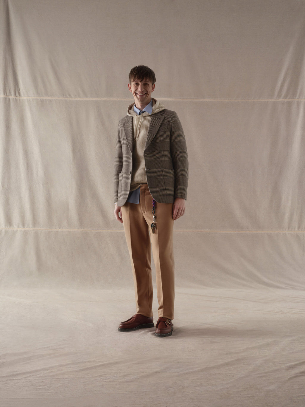 Over Check jacket