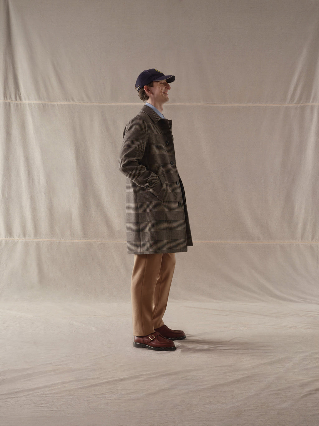 Overcheck coat