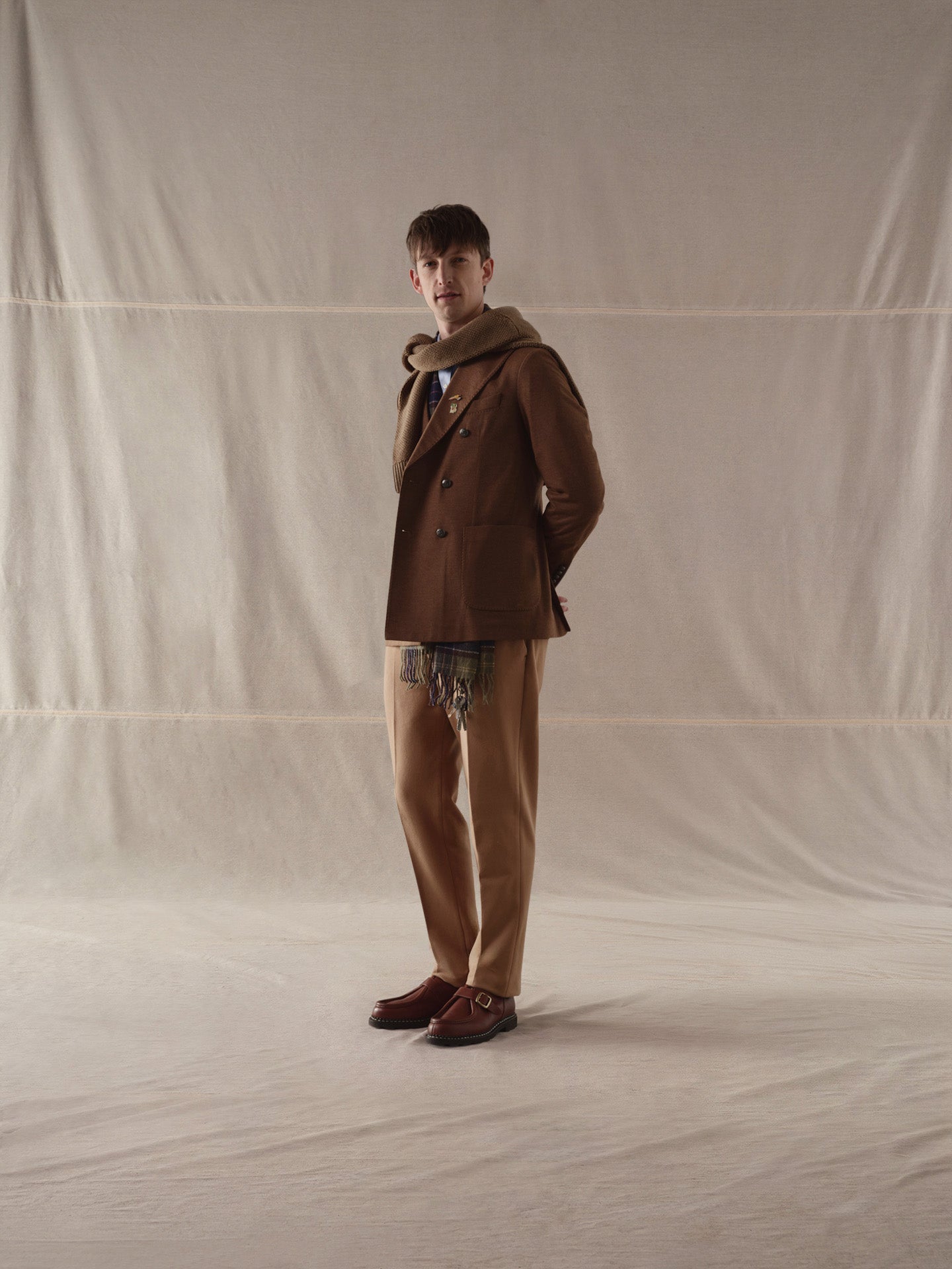 <美品>CIRCOLO 1901 ヘリンボーン ブラウン ジャケット サイズ48 美品>CIRCOLO 1901 ヘリンボーン ブラウン ジャケット サイズ48