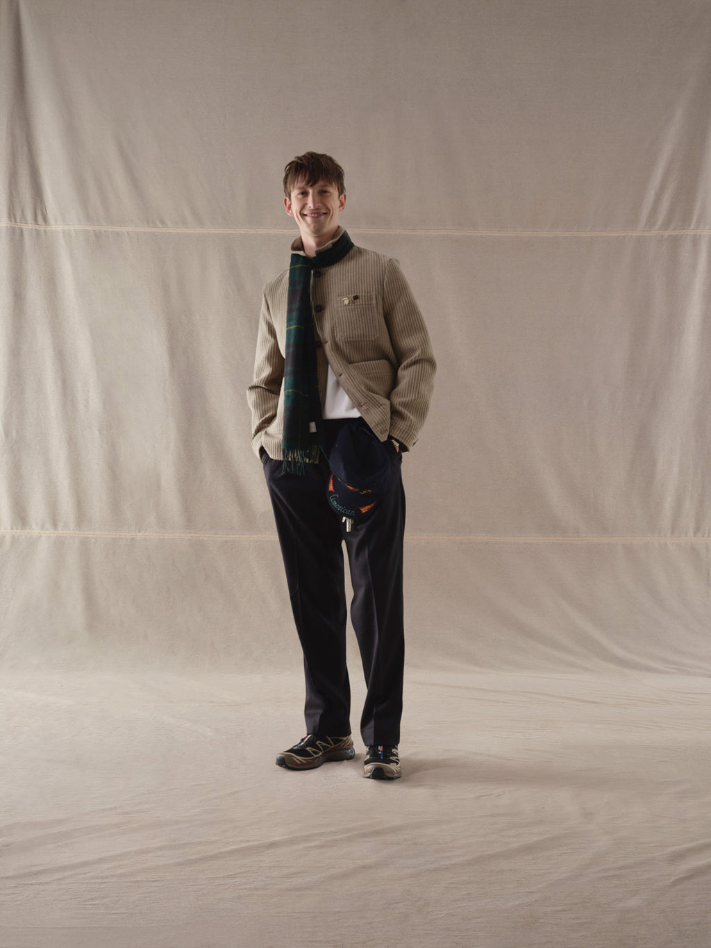 Ribbed Fabric work jacket