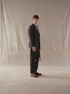 Multistriped regular trousers