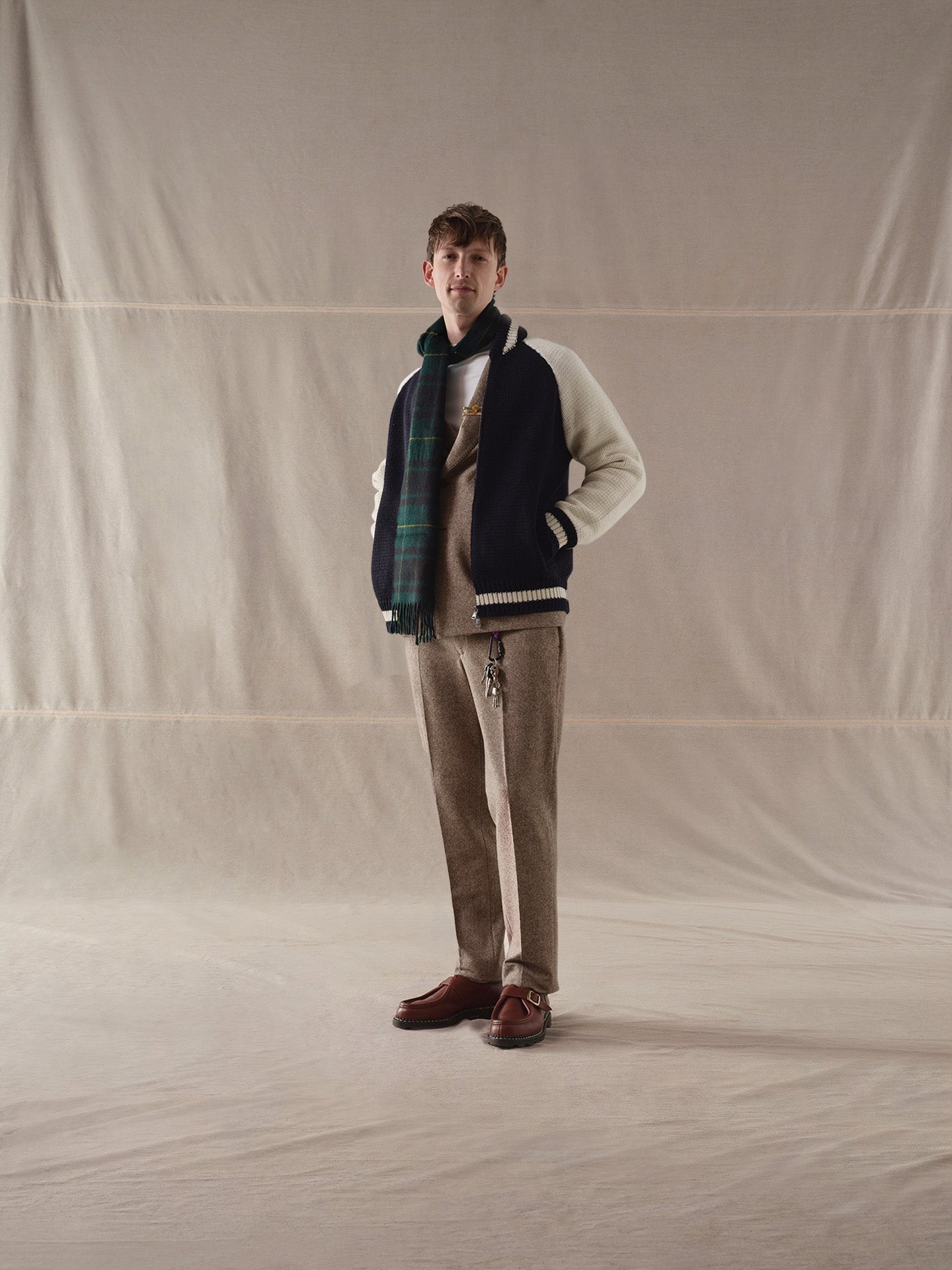 Pantalone new tailored Herringbone