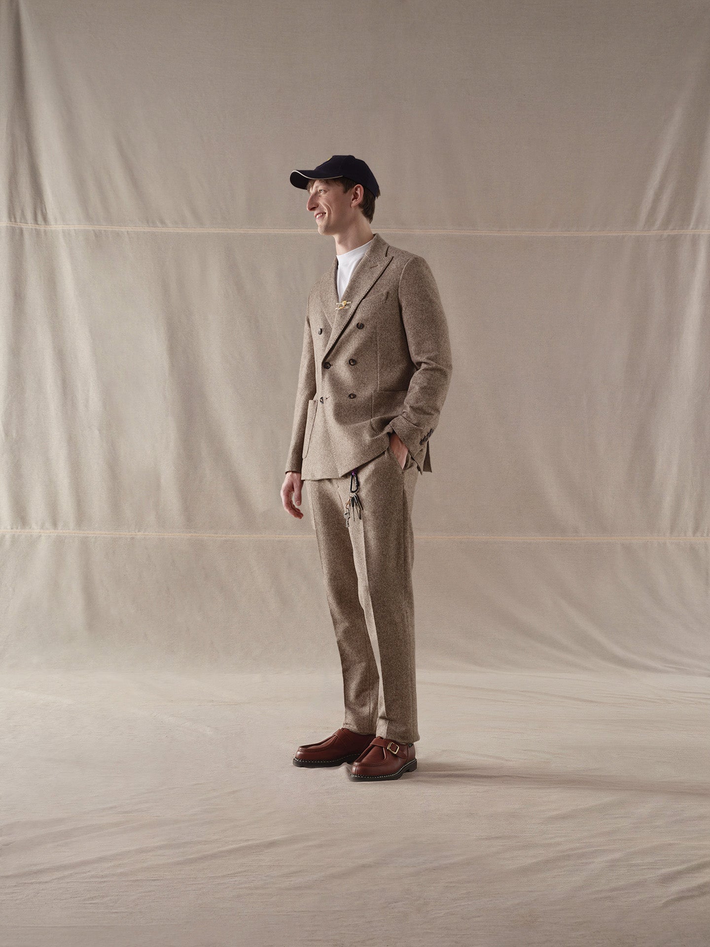 Pantalone new tailored Herringbone