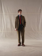 Monocrome regular trousers