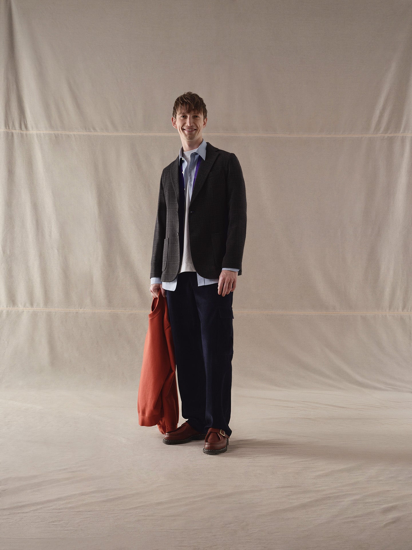 Giacca Wool Check