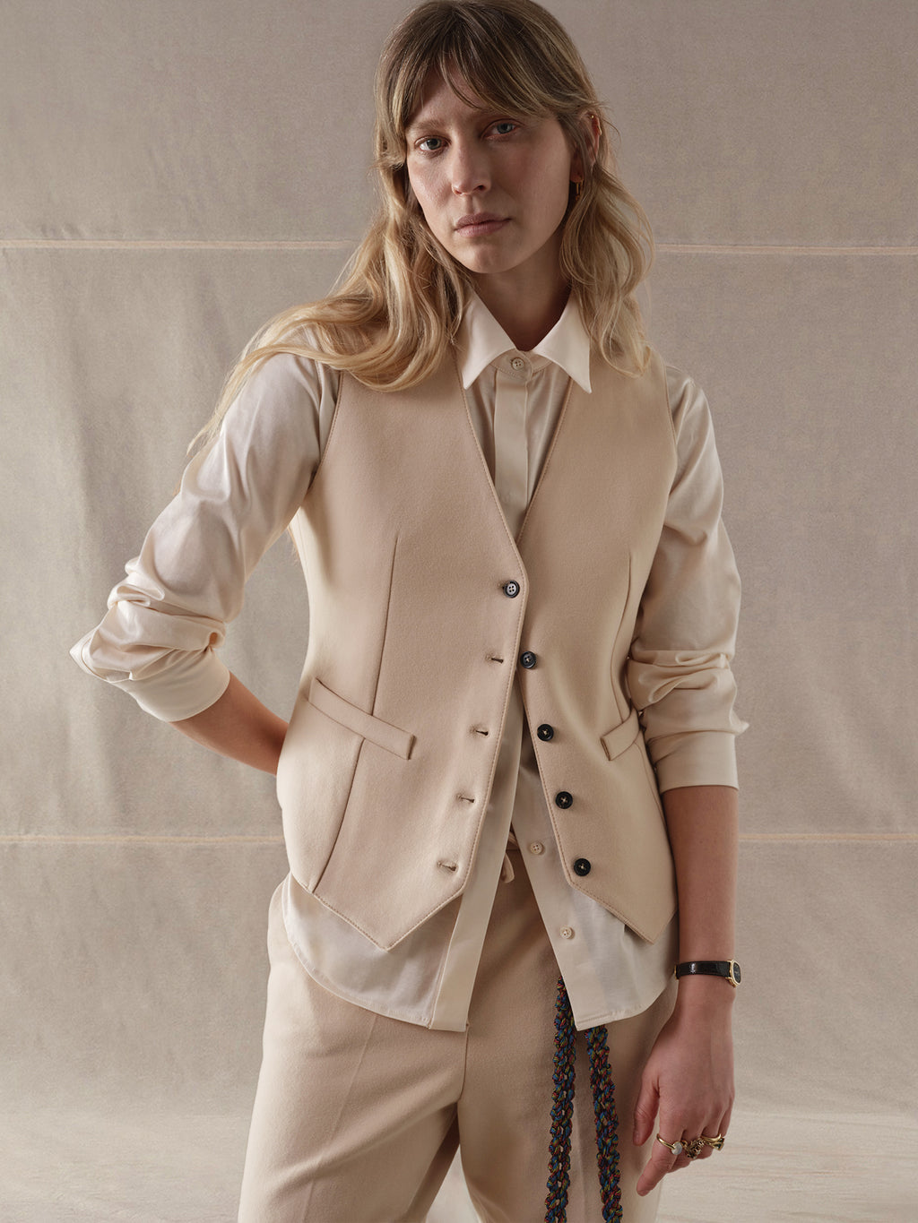 Gilet cachemire touch