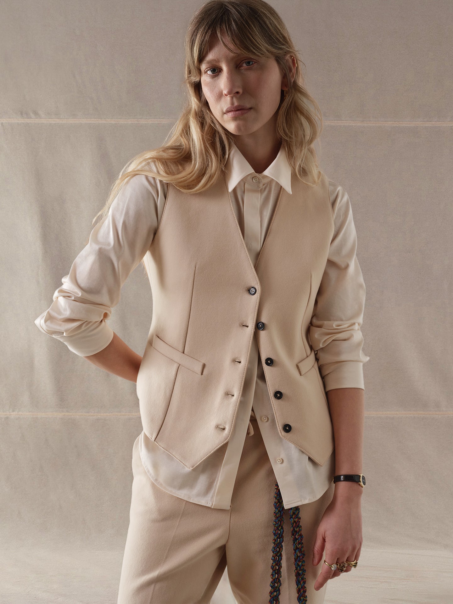 Gilet cachemire touch