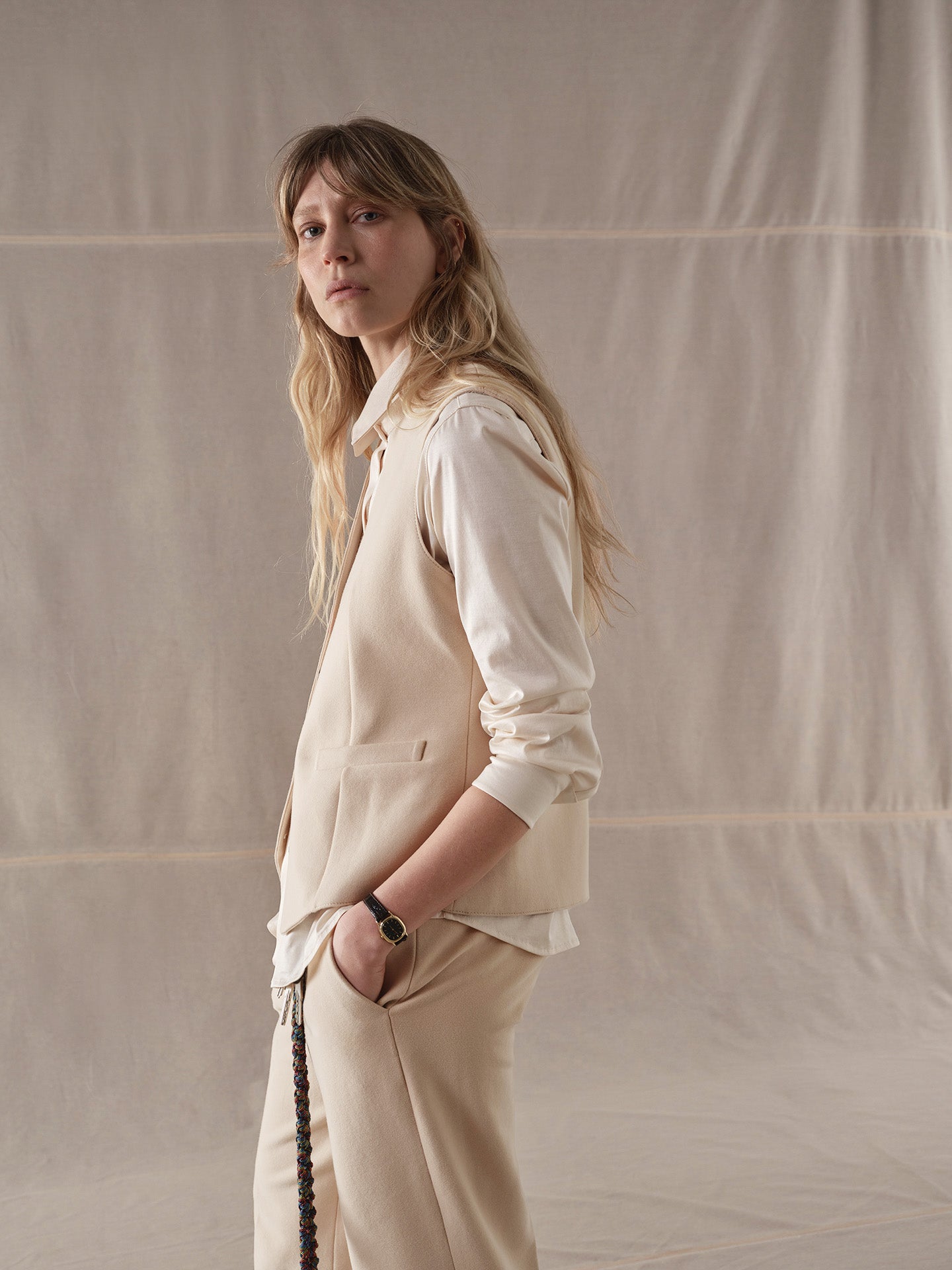 Gilet cachemire touch