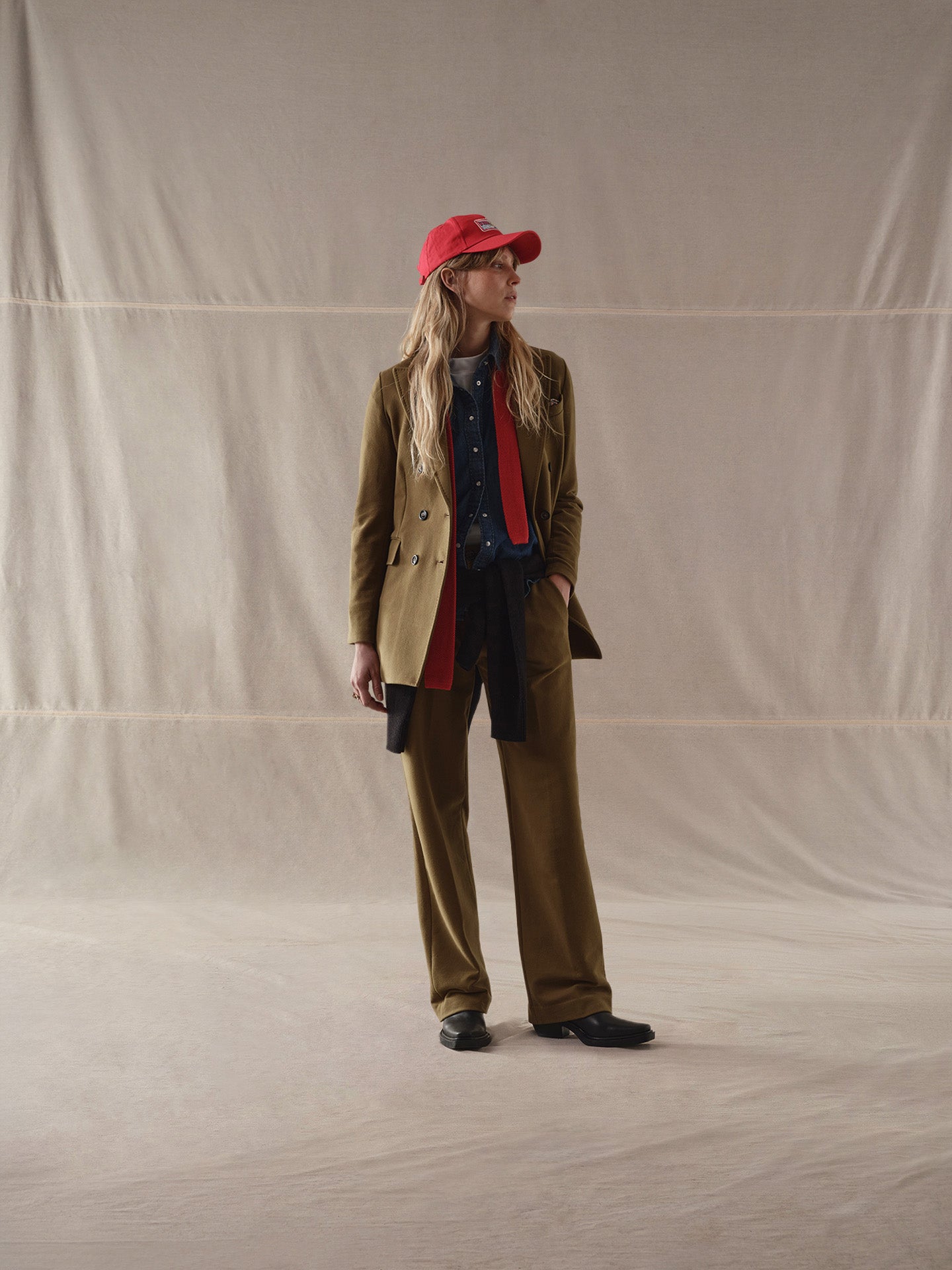 Pantalone tailored cachemire touch
