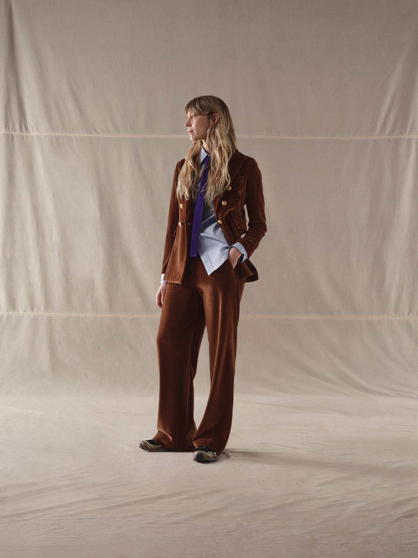 Pantalone masculine velour