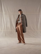 Fancy knitted kimono coat
