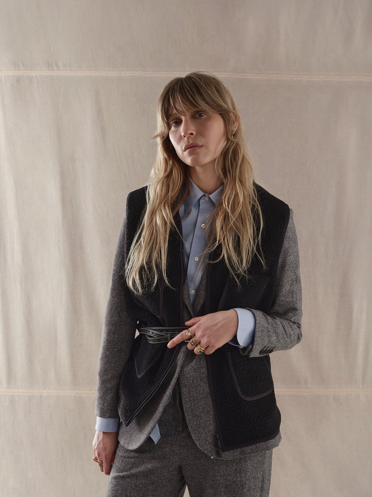 Blazer Micro Herringbone