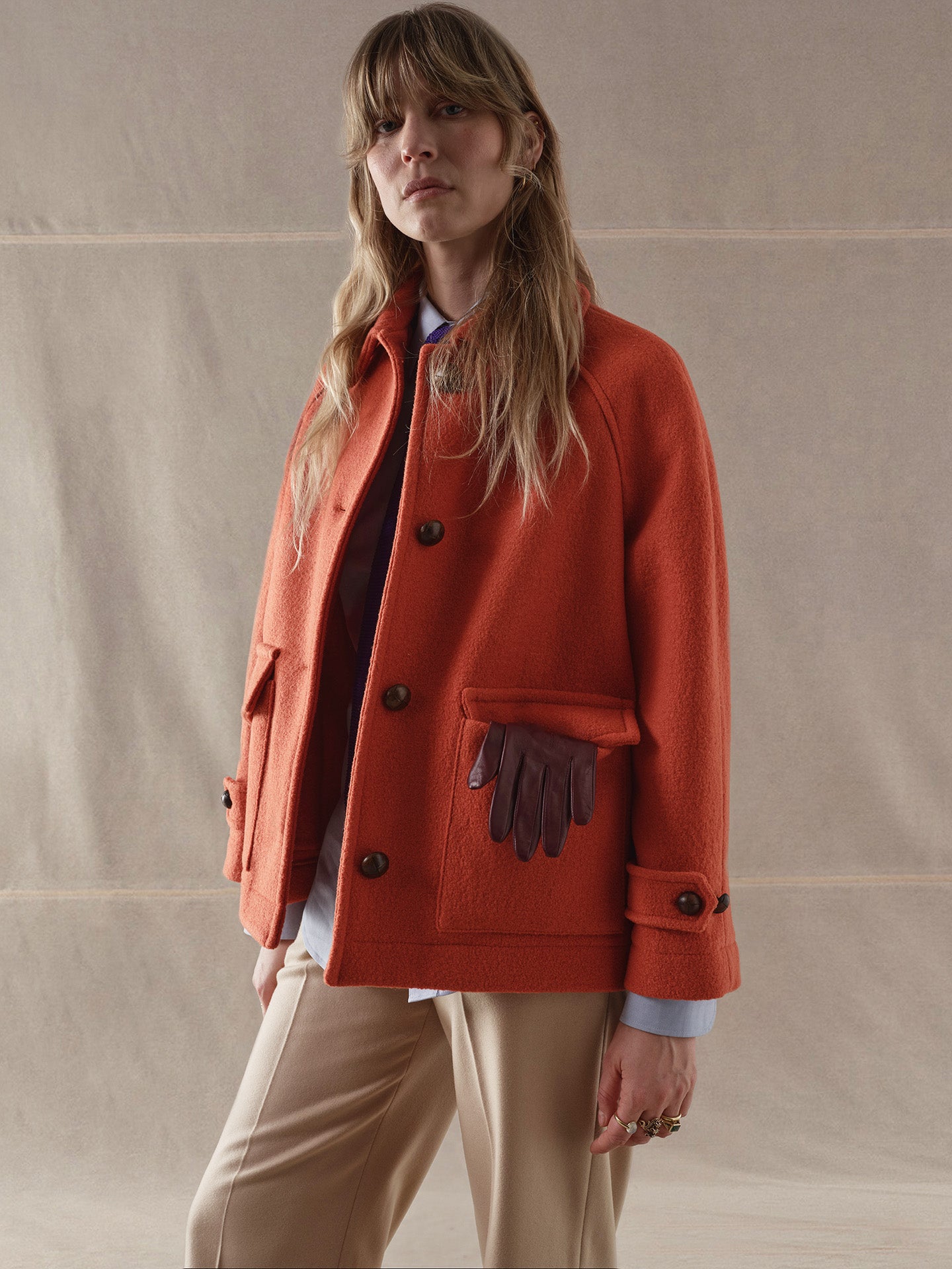 Cappotto over pocketed monocrome