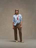 Camicia a righe Popeline