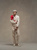 Regular pinces trousers