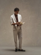 Pantalone coulisse Light Herringbone