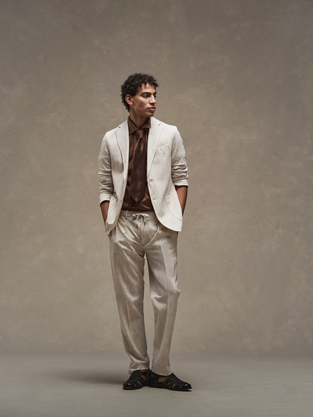 Giacca Light Herringbone