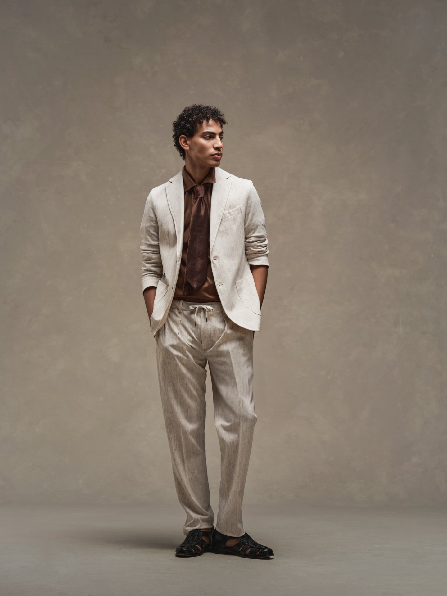 Giacca Light Herringbone