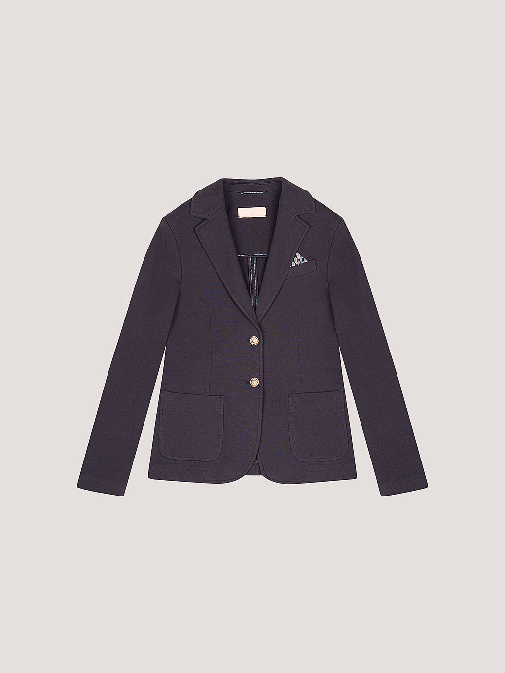 Giacca slim fit cachemire touch