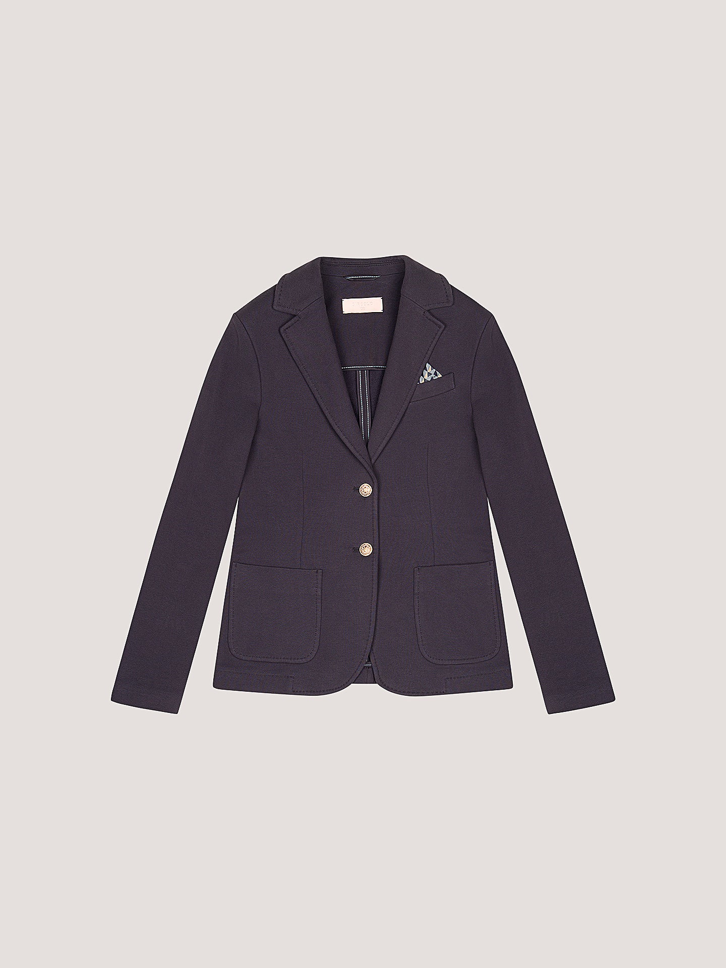 Giacca slim fit cachemire touch