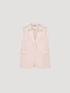 Giacca senza maniche satin