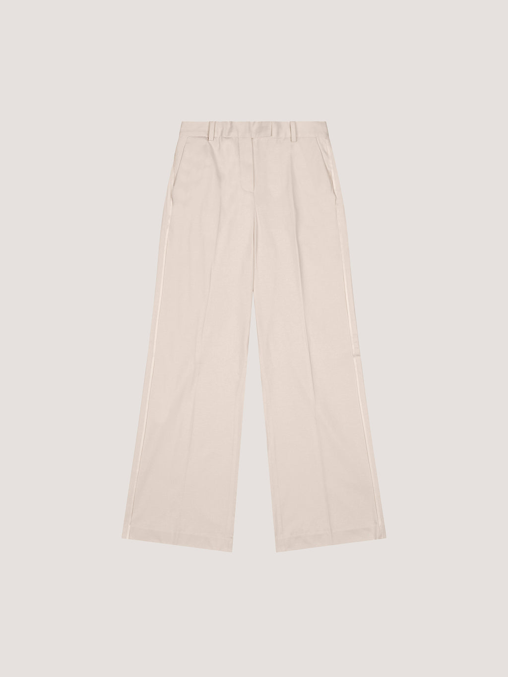 Satin masculine trousers