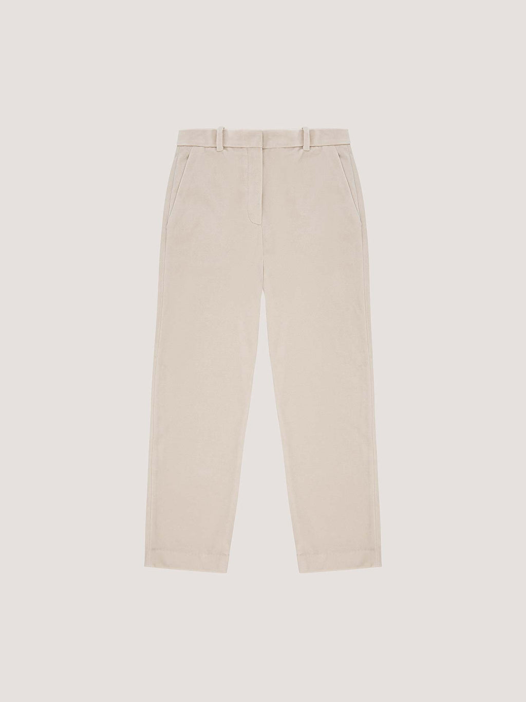 Carrot velour trousers