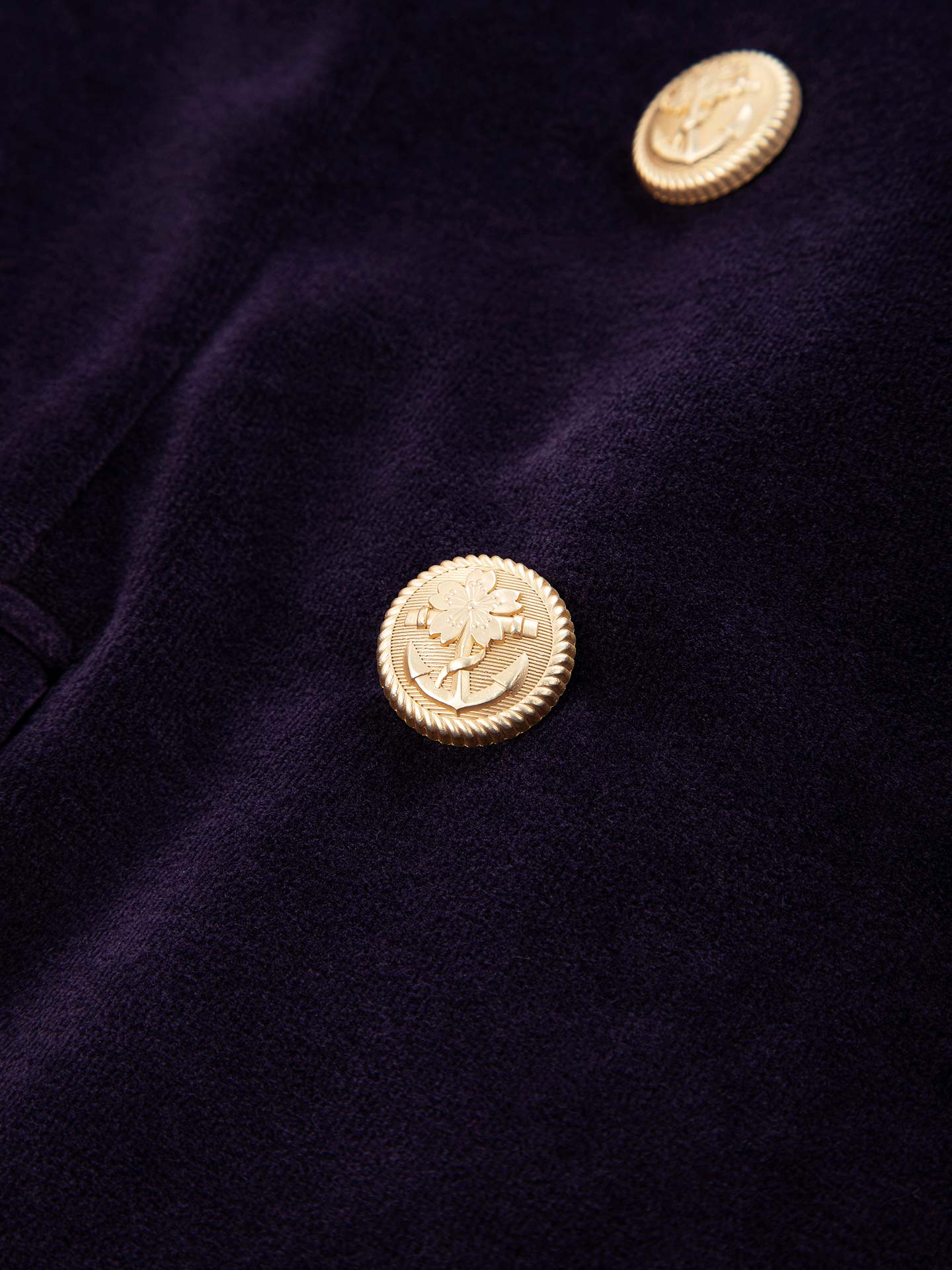 Giacca doppiopetto velour