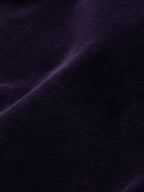 Masculine velour trousers