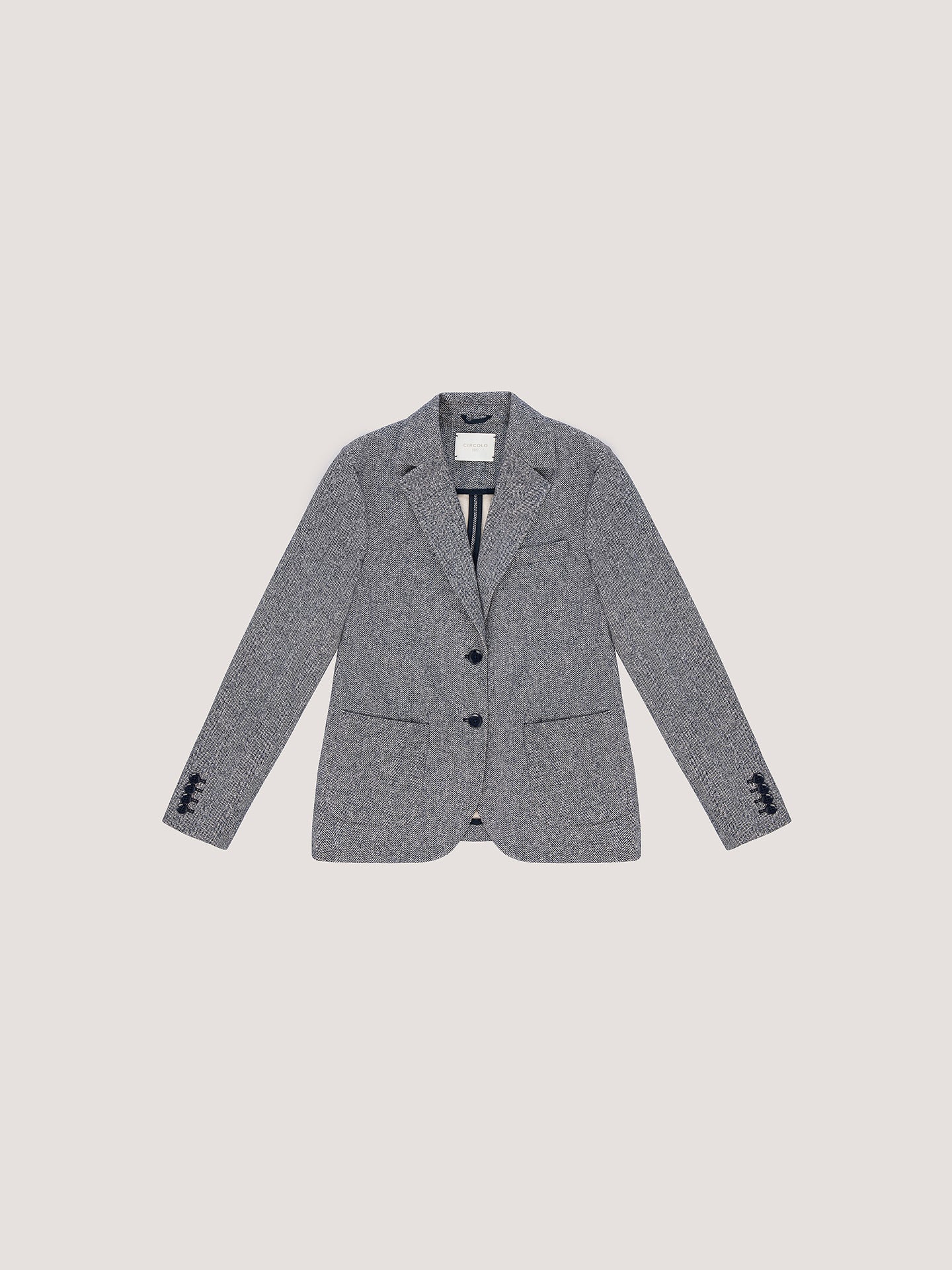 Giacca slim fit Herringbone