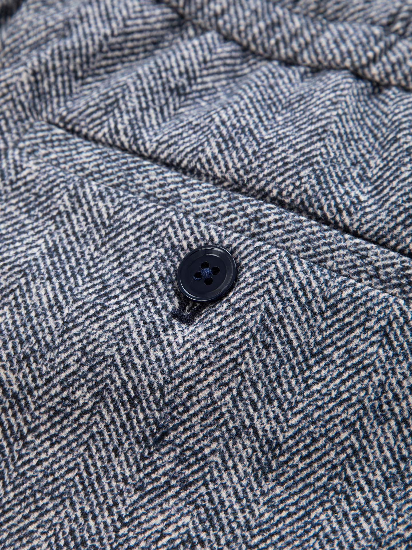 Pantalone chino coulisse Herringbone