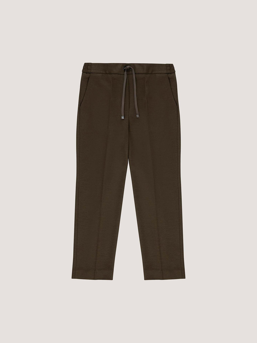 Luxury carrot trousers with coulisse