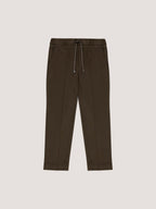 Luxury carrot trousers with coulisse